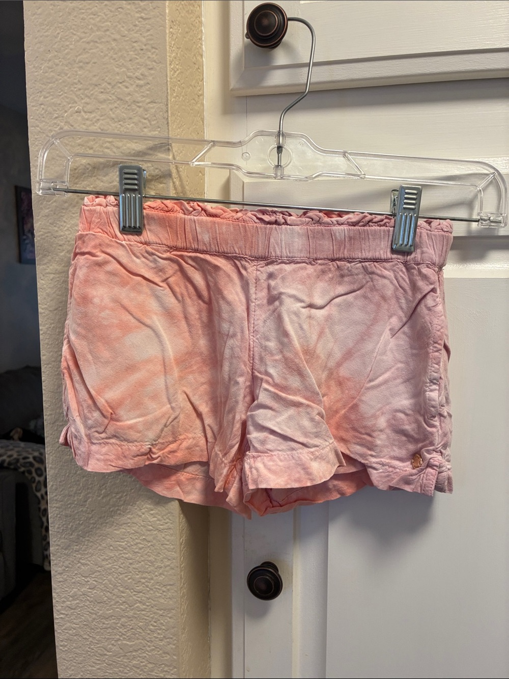 3 for $15 🦋🦋 Girls Roxy Girl  Pink and white Tie-Dye Lounge Shorts